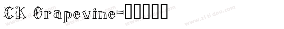 CK Grapevine字体转换